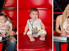 Filho de Shakira vai aos estúdios do 'The Voice' e ganha chamego da mãe