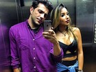 Ex-BBBs Junior Gianetti e Talita Araújo curtem juntos a noite carioca