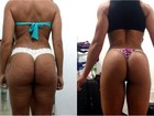 Musa fitness mostra antes e depois: 'Meu corpo estava lotado de celulite'