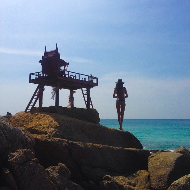 Izabel Goulart na Tailândia (Foto: Instagram/ Reprodução)