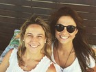 Fernanda Gentil posta foto com a namorada, Priscila Montandon