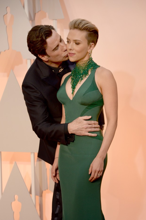 Scarlett Johansson e John Travolt (Foto: Getty Image)