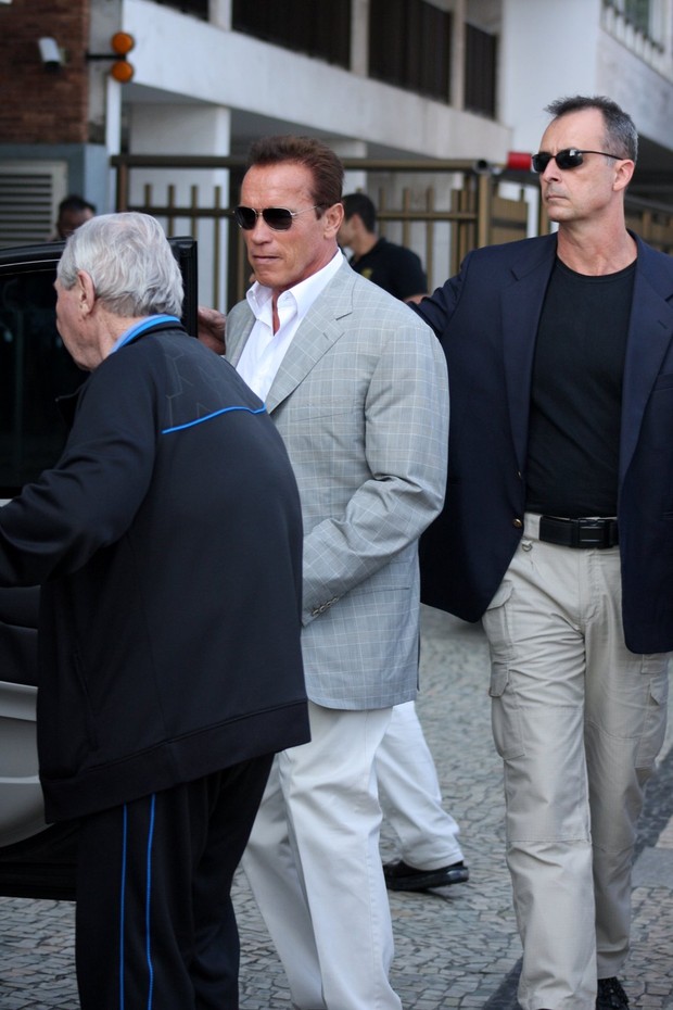 Arnold Schwarzenegger no Rio (Foto: Jc Pereira /Foto Rio News)