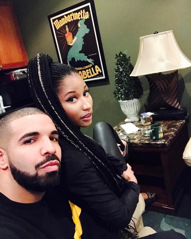 Drake e Nicki Minaj  (Foto: Reprodução/Instagram)