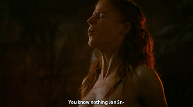 Ygritte e Jon Snow (Foto: HBO / Reprodução )