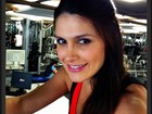Natália Guimarães volta a malhar após ter gêmeas: 'Alforria da médica'