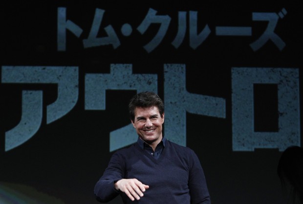 Tom Cruise na coletiva de imprensa de ‘Jack Reacher’ em Tóquio, no Japão (Foto: Issei Kato/ Reuters/ Agência)