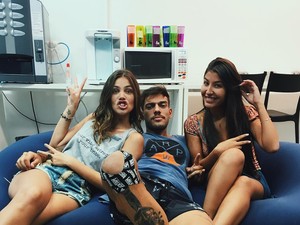 Pâmela Tomé, Lucas Lucco e Juliana Xavier (Foto: Reprodução / Instagram)