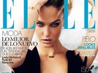Bar Refaeli posa com carão e abusa de decote na capa da 'Elle' 