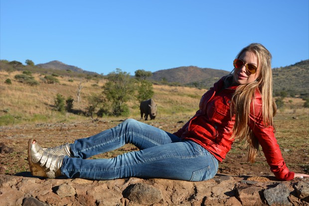 Jéssica Lopes, a Peladona de Congonhas, na África do Sul (Foto: Leonardo Franco  / Divulgação)