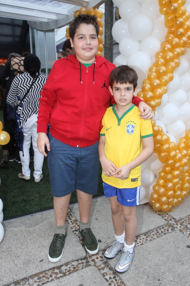 Rodrigo e João Guilherme ( filhos Faustão)  (Foto:  Paduardo e Thiago Duran/AgNews)