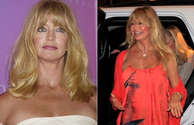 Goldie Hawn - Antes e Depois (Foto: Agência Grosby Group - Gabriel Reis e Delson Silva / Agnews)