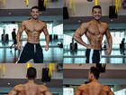 Felipe Franco exibe músculos saltados e cintura finíssima em fotos