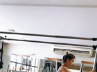 Grávida de 5 meses, Andressa Suita pratica pilates e mostra barrigão