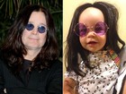 Neta de Ozzy Osbourne fica a cara do avô usando óculos e peruca