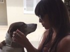 Carol Dias se declara para cachorro: 'Para sempre vou te amar'
