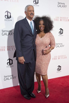 Oprah Winfrey e Stedman Graham em première de filme em Nova York, nos EUA (Foto: Andrew Kelly/ Reuters)