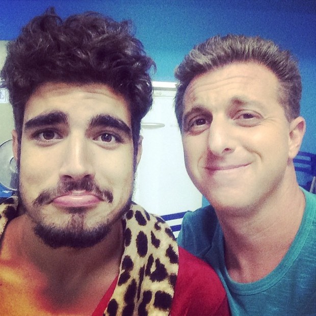 Caio Castro e Luciano Huck (Foto: Instagram / Reprodução)