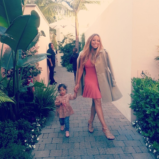 Mariah carey e a filha (Foto: reprodução/Instagram)