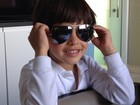 Luca, filho de Kaká, mostra que herdou o estilo do pai