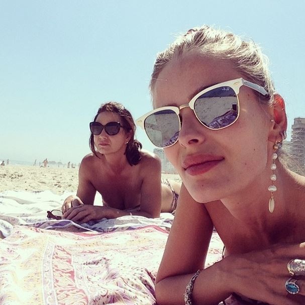 Luiza Brunet e Yasmin  (Foto: Instagram/Reprodução)