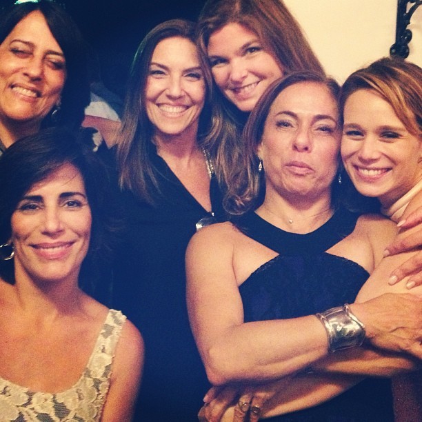 Glória Pires, Cristiana Oliveira, Cissa Guimarães e Mariana Ximenes no aniversário de Orlando Morais (Foto: Instagram/ Reprodução)