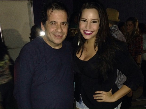 Leandro Hassum e Tathi Kiss em festa no Rio (Foto: Divulgação)