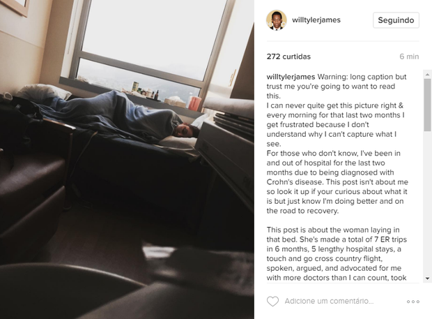 Post de Tyler James Williams (Foto: Reprodução / Instagram)