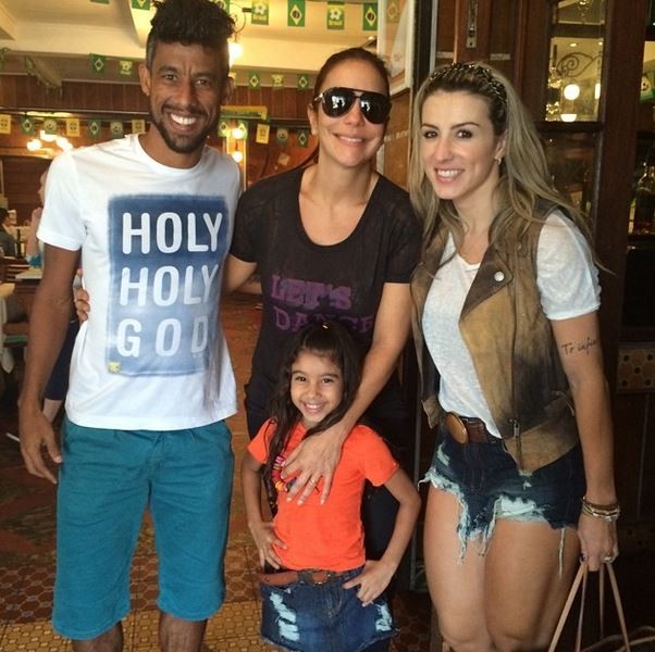 Leo Moura encontra Ivete Sangalo (Foto: Instagram / Reprodução)