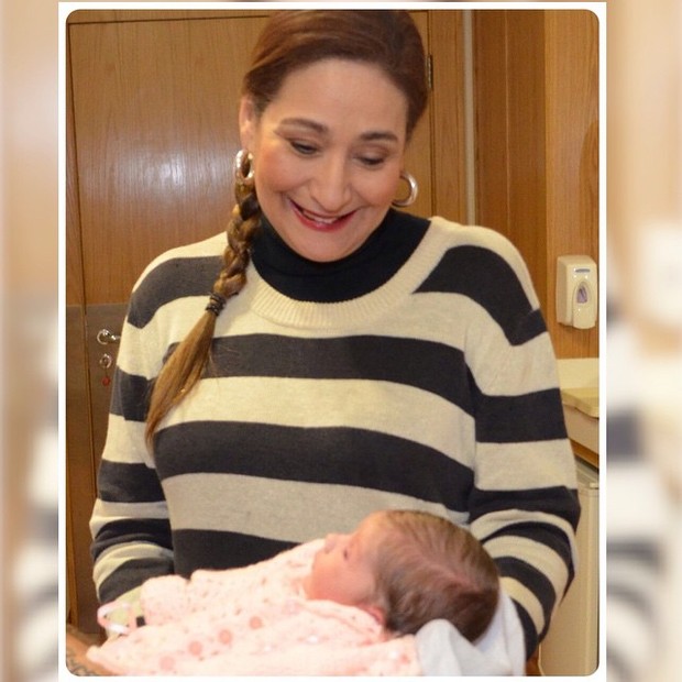 Sônia Abrão e a bebê Laura (Foto: Reprodução/Instagram)