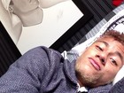 Após jogo com a seleção, Neymar volta para casa e posta foto na cama