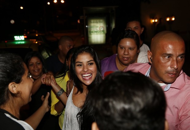 Ex-BBB Munik em festa em restaurante na Zona Oeste do Rio (Foto: Marcos Serra Lima/ EGO)