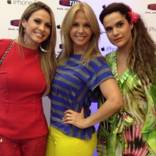 Alinne Rosa, Carla Perez e Gilmelândia em evento em Salvador, na Bahia (Foto: Instagram/ Reprodução)