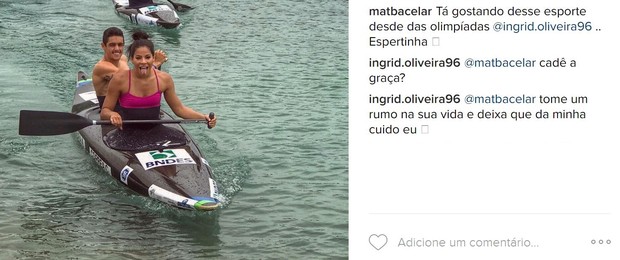 Ingrid Oliveira rebate comentário de seguidor após piadinha (Foto: Reprodução/Instagram)