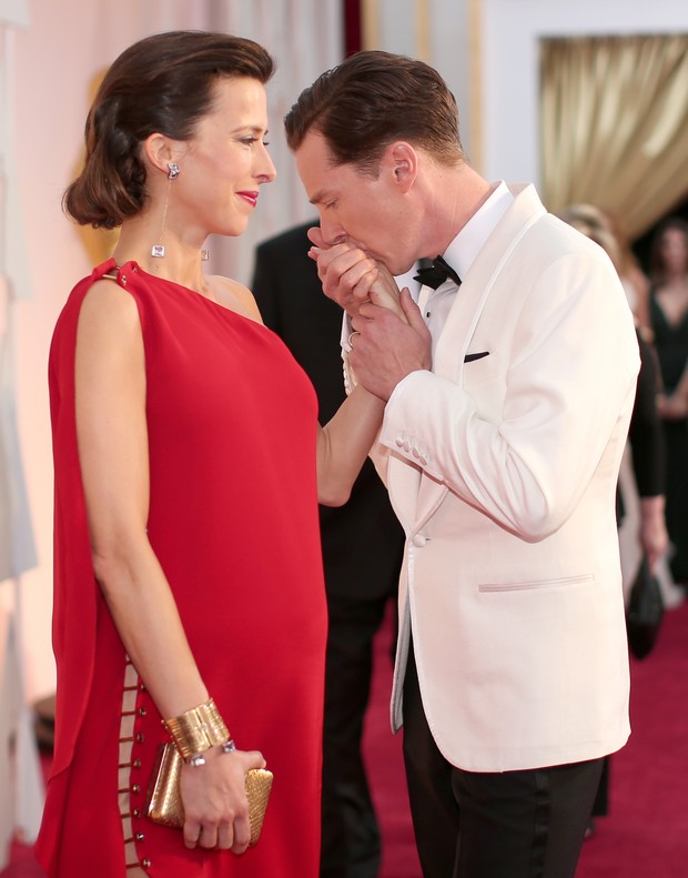 Benedict Cumberbatch e a mulher, Sophie Hunter (Foto: Getty Image)