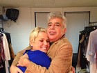 Lulu Santos posta foto abraçado com Xuxa em rede social