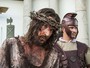 Igor Rickli posa caracterizado para cena de 'Paixão de Cristo'
