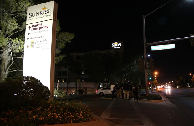 Hospital Sunrise em Las Vegas onde Lamar Odom está internado (Foto: Gabe Ginsberg/Getty Images/AFP)