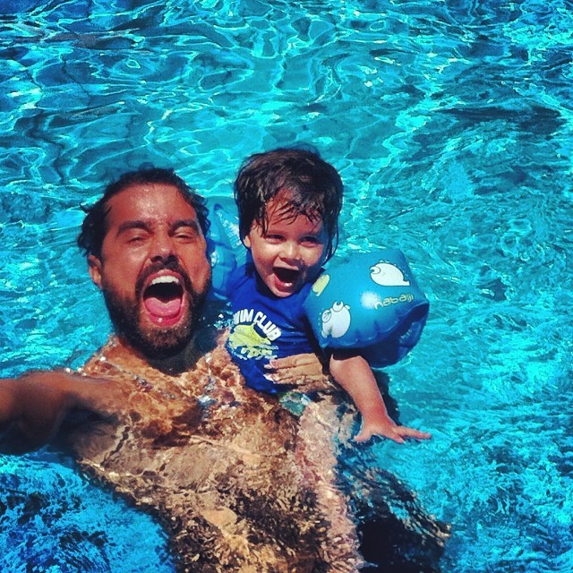 Ricardo Pereira e o filho (Foto: Reprodução/ Instagram)