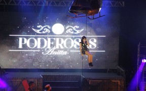 Anitta no lançamento da turnê "Show das Poderosas" (Foto: Léo Marinho/AgNews)