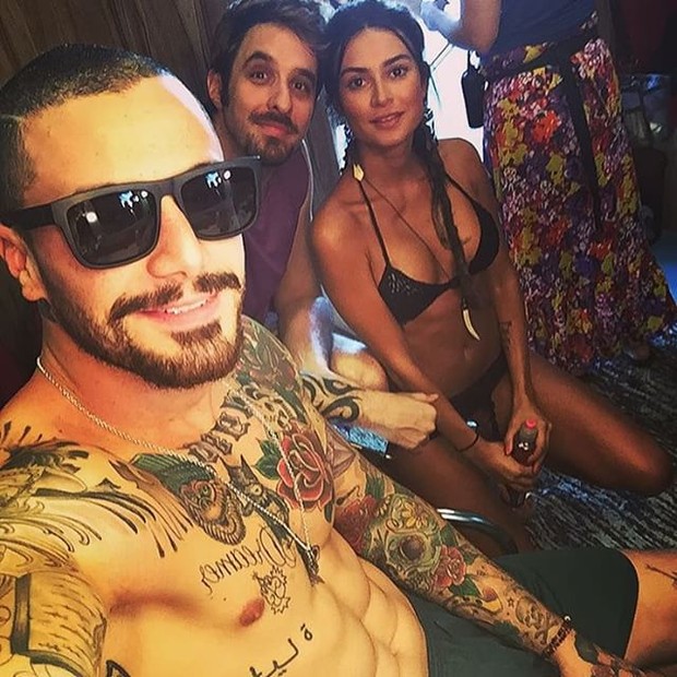 Felipe Tito, Rafinha Bastos e Thaila Ayala (Foto: Reprodução/Instagram)