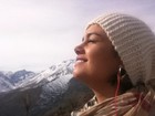 Sophie Charlotte registra viagem ao Chile em rede social