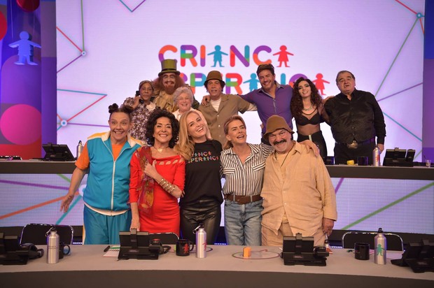 Viradão da Esperança tem Mesão com personagens históricos da Globo (Foto: Globo/Caiuá Franco)