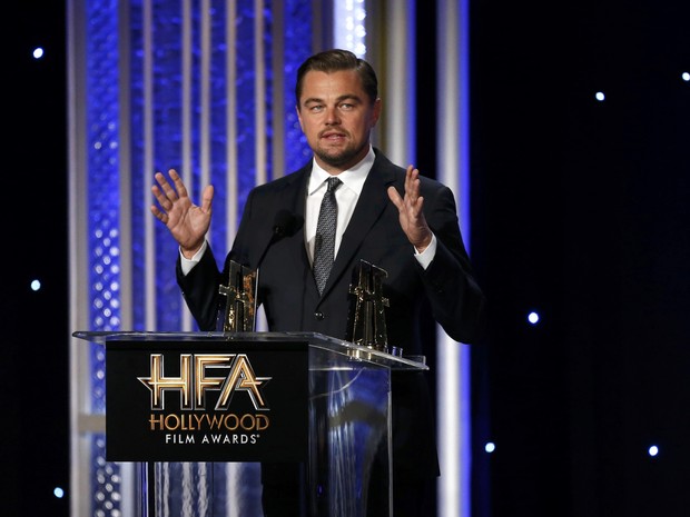 Leonardo DiCaprio em prêmio de cinema em Los Angeles, nos Estados Unidos (Foto: Mario Anzuoni/ Reuters)
