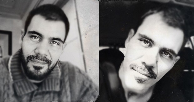 Juliano Cazarré antes e depois da mudança de visual (Foto: Reprodução/Instagram)