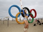Vídeo: Mulher Melão quer saber qual o significado dos arcos olímpicos
