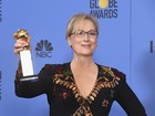 Meryl Streep emociona Globo de Ouro com discurso crítico a Donald Trump