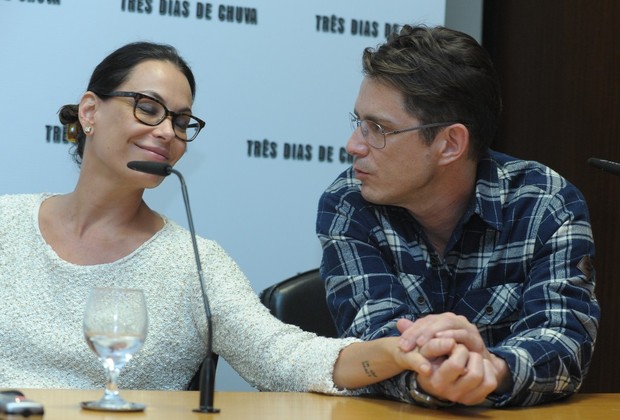 Petrônio Gontijo e Carolina Ferraz (Foto: Francisco Cepeda/AgNews-SP)