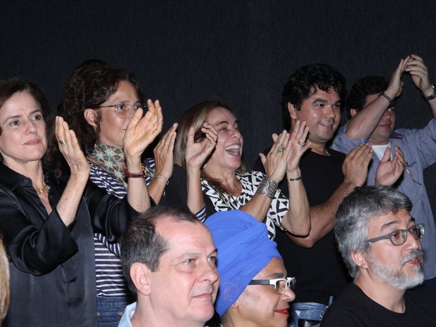 Marieta Severo, Andréa Beltrão e Cissa Guimarães em estreia de peça na Zona Sul do Rio (Foto: Wallace Barbosa/ Ag. News)