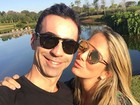 Ticiane Pinheiro posta foto romântica com César Tralli e se declara